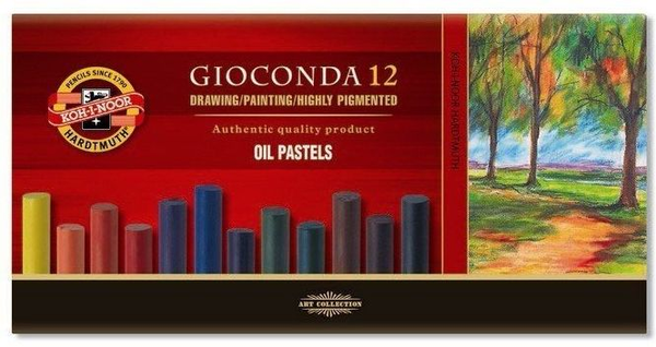  «Крейда-пастель Koh-i-noor Gioconda олійна художня 12 шт (8352012001KS)», бренду Koh-i-Noor Hardtmuth - фото №1
