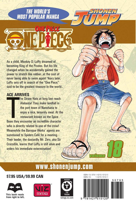 Паперова книга «One Piece. Volume 18», автор Еїтіро Ода - фото №1