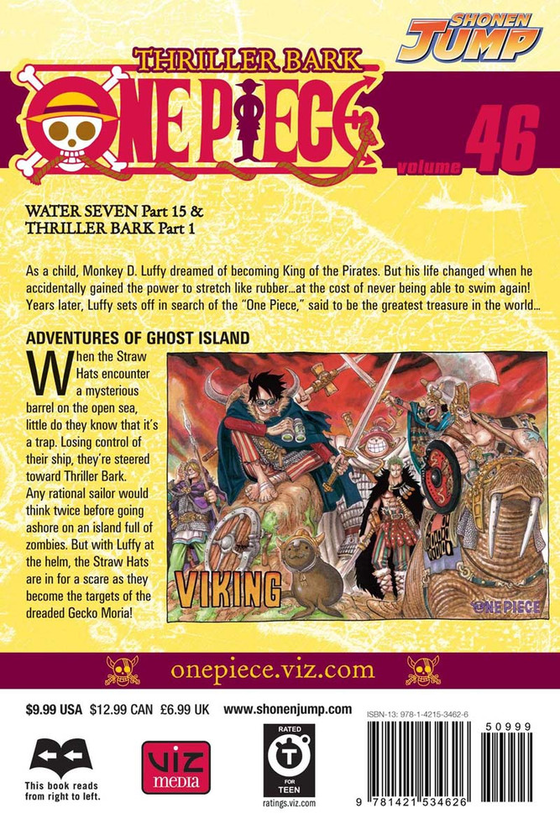 Паперова книга «One Piece. Volume 46», автор Еїтіро Ода - фото №1