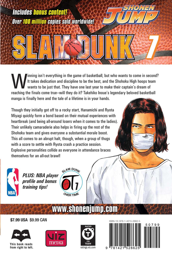 Бумажная книга «Slam Dunk. Volume 7», автор Такэхико Иноуэ - фото №1