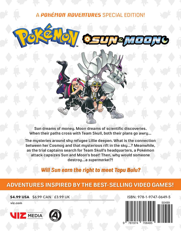Паперова книга «Pokemon. Sun & Moon. Volume 5», автор Хiденорi Кусака - фото №1