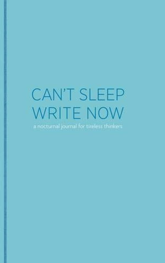 Бумажная книга «Can't Sleep, Write Now» - фото №1