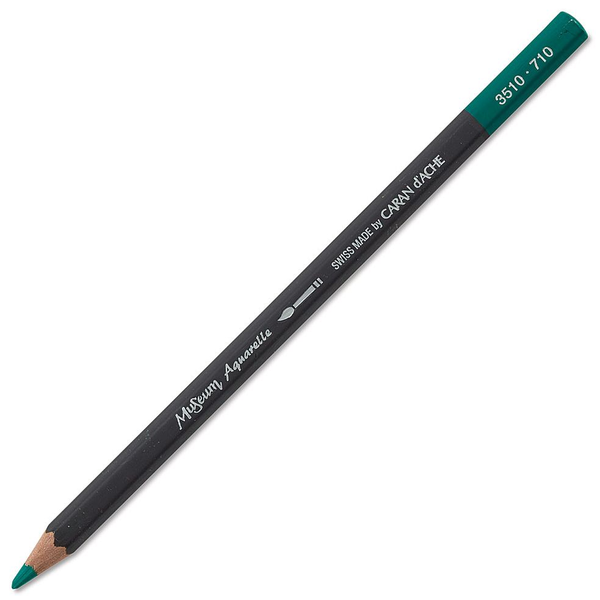  «Олівець Caran d'Ache Museum Aquarelle Phthalocyanine Green (3510.710)», бренду Caran d'Ache - фото №1