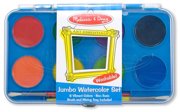 «Акварельные краски Melissa & Doug 8 цветов (4121)», бренда Melissa & Doug - фото №1
