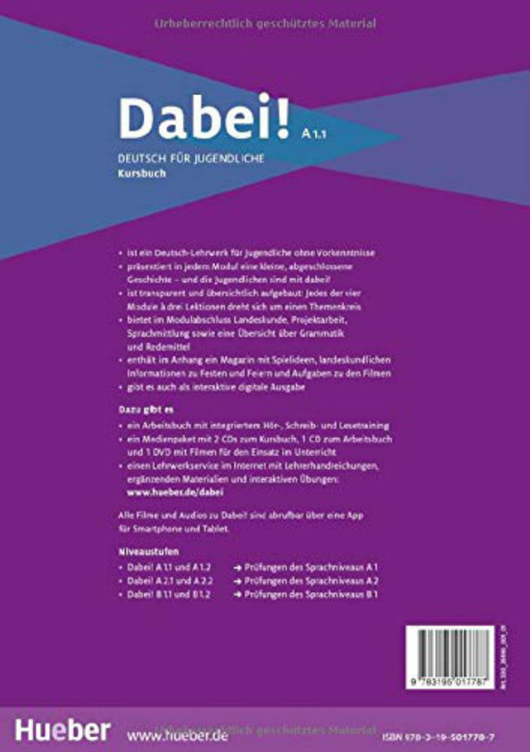 [object Object] «Dabei! Kursbuch A1.1», авторів Йозеф Альберті, Габріеле Копп, Зігфрід Бюттнер - фото №2 - мініатюра