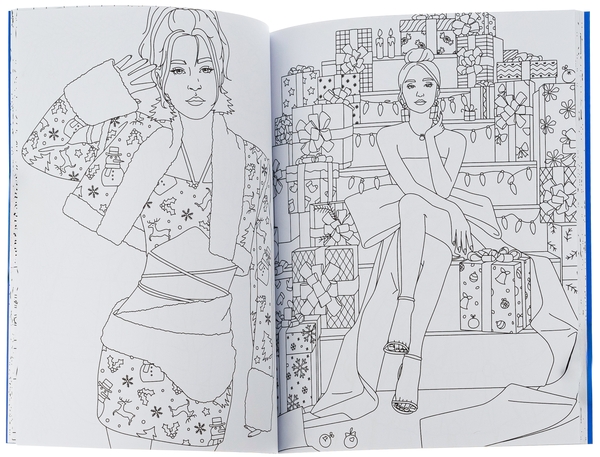 Бумажная книга «#girls#fashion#christmas», автор Валерия Железнова - фото №1