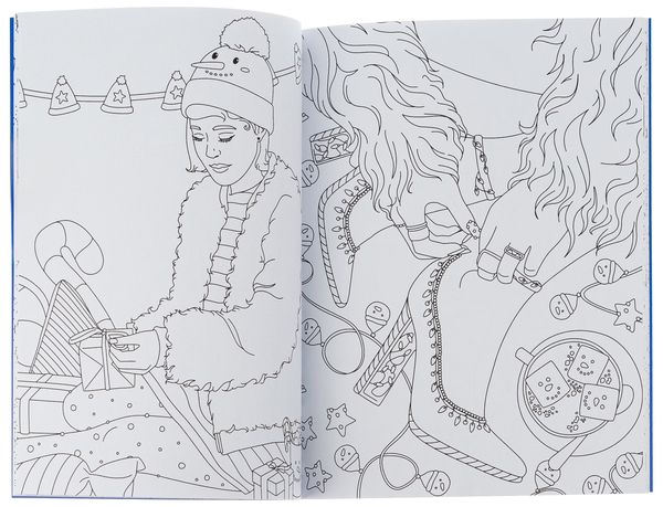 Бумажная книга «#girls#fashion#christmas», автор Валерия Железнова - фото №1
