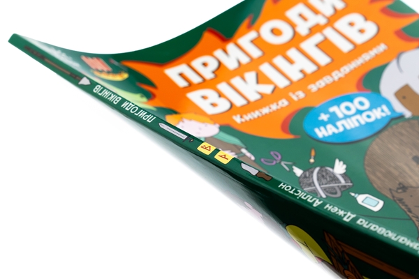 Бумажная книга «Пригоди вікінгів. Книжка із завданнями», автор Джен Аллистон - фото №1