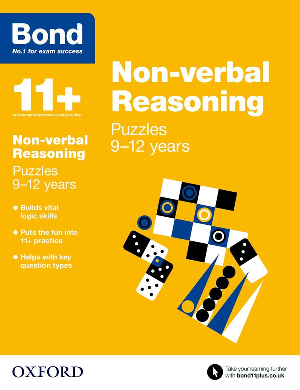 Паперова книга «Non-verbal Reasoning. Puzzles 11+», автор Лінн Адамс - фото №1