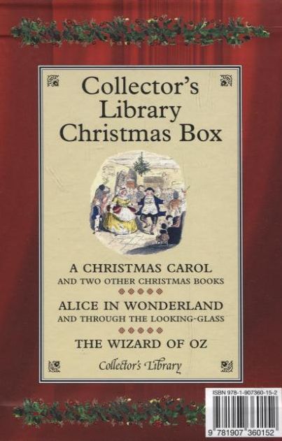 Бумажная книга «Collector's Library Christmas Box. Dickens. A Christmas Carol. Carroll. Alice in Wonderland. Baum. The Wizard», авторов Чарльз Диккенс, Льюис Кэрролл, Лаймен Фрэнк Баум - фото №1