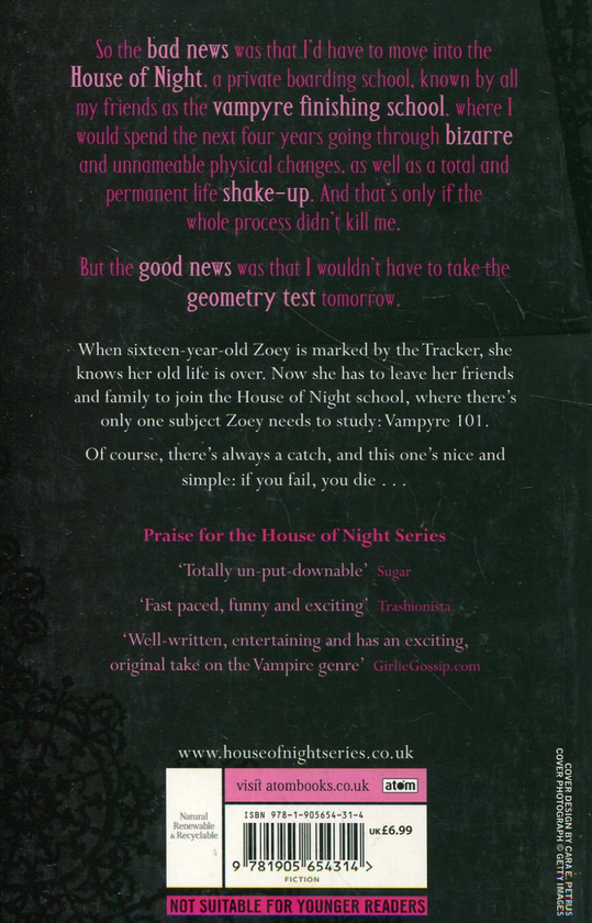 Бумажная книга «The House of Night. Book 1: Marked», авторов Филис Кристина Каст, Кристин Каст - фото №1