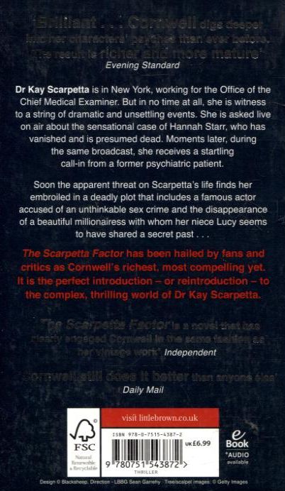 Бумажная книга «The Scarpetta Factor», автор Патрисия Корнуэлл - фото №1