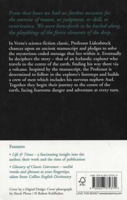 Бумажная книга «Journey to the Centre of the Eath», автор Жюль Верн - фото №1