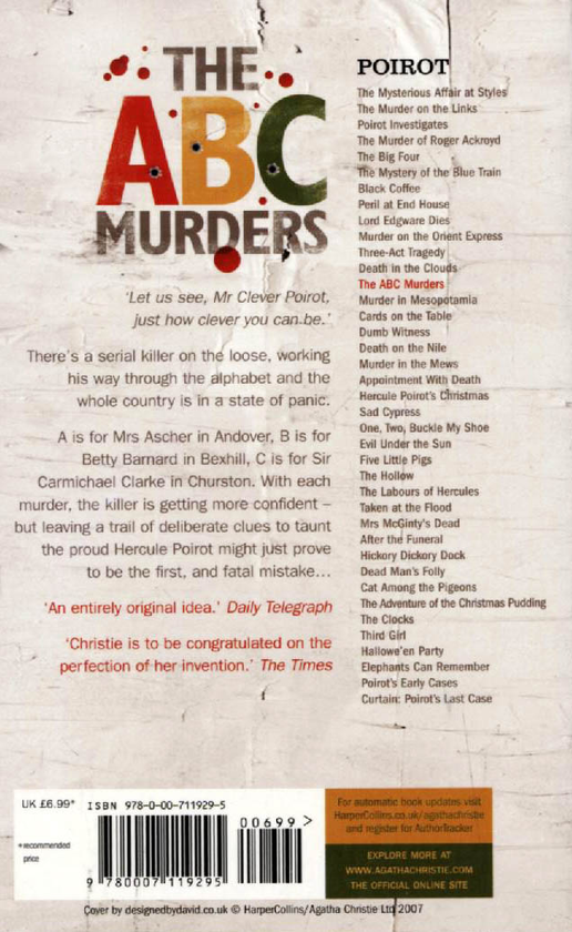 Бумажная книга «The ABC Murders», автор Агата Кристи - фото №1