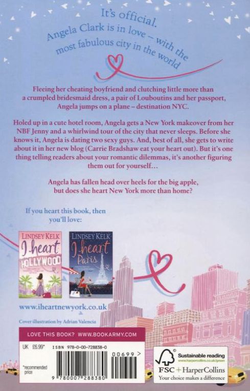 Бумажная книга «I Heart New York», автор Линдси Келк - фото №1