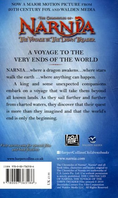 Бумажная книга «The Chronicles of Narnia. The Voyage of the Dawn Treader», автор Клайв Стейплз Льюис - фото №1