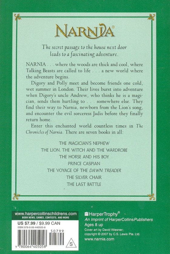 Бумажная книга «The Chronicles of Narnia. The Magician's Nephew», автор Клайв Стейплз Льюис - фото №1