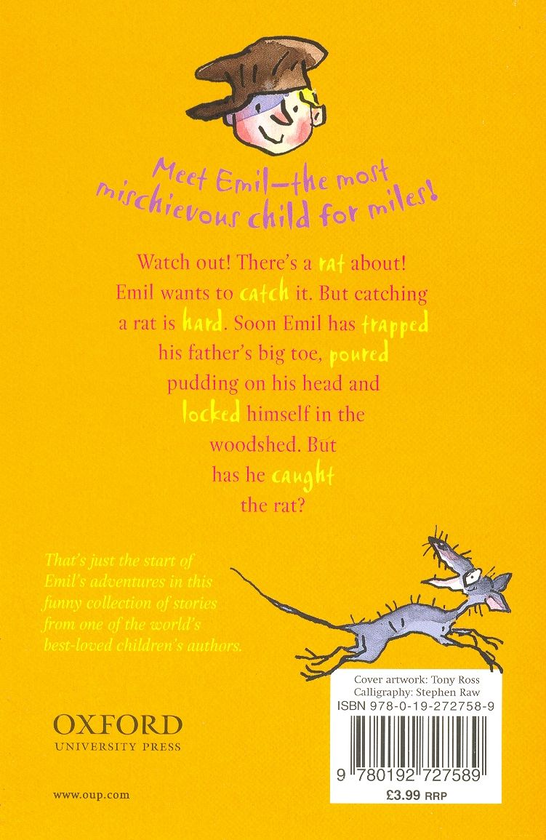 Бумажная книга «Emil and the Sneaky Rat», автор Астрид Линдгрен - фото №1
