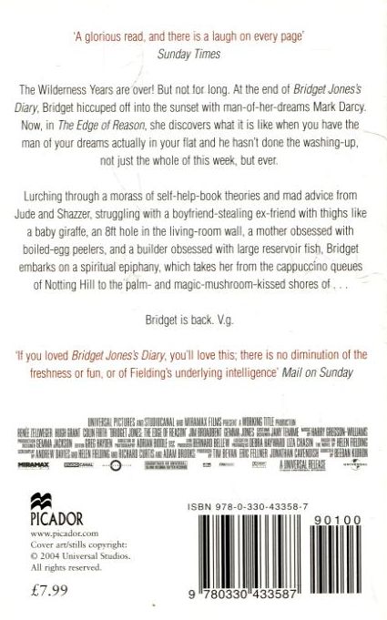 Бумажная книга «Bridget Jones. The Edge of Reason», автор Хелен Филдинг - фото №1