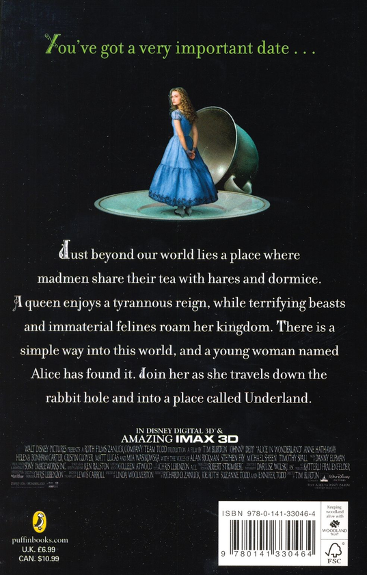 Бумажная книга «Alice in Wonderland» - фото №1