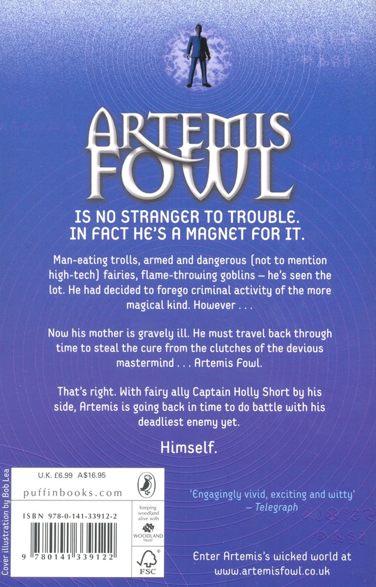 Паперова книга «Artemis Fowl and the Time Paradox», автор Йон Колфер - фото №1