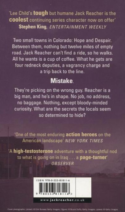 Паперова книга «Nothing to Lose», автор Лі Чайлд - фото №1