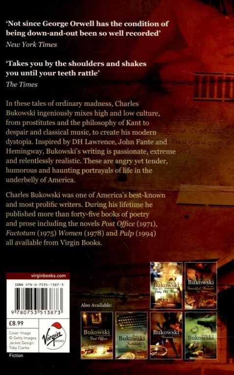 Бумажная книга «Tales of Ordinary Madness», автор Чарльз Буковски - фото №1