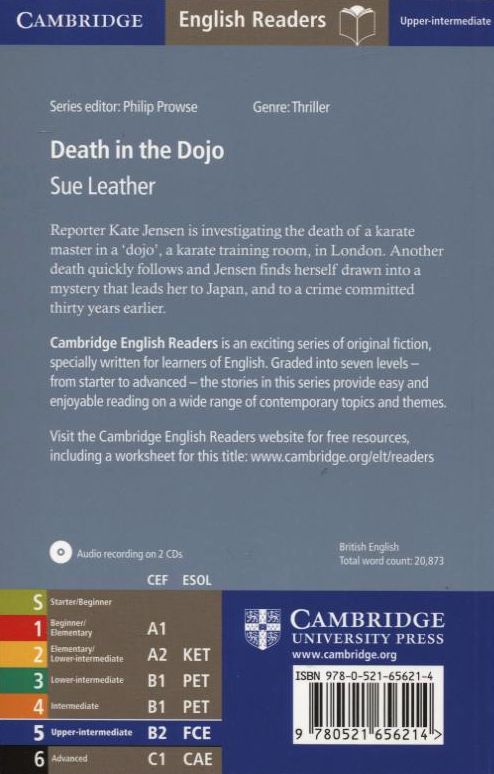 Бумажная книга «Death in the Dojo. Level 5. Upper Intermediate», автор Сью Лежер - фото №1