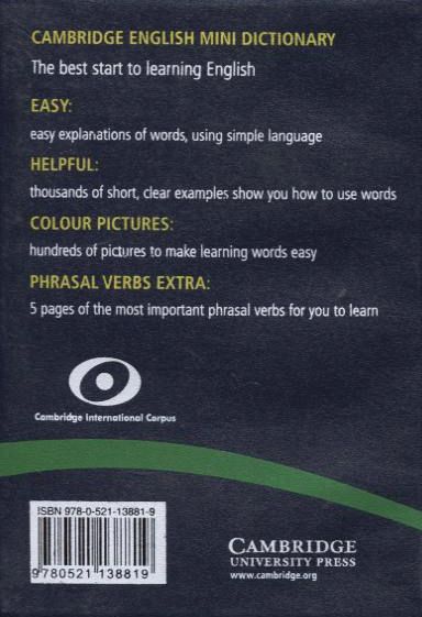 Паперова книга «Cambridge English Mini Dictionary» - фото №1