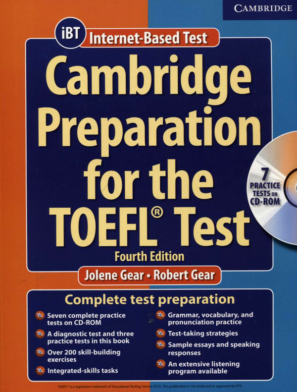 Бумажная книга «Cambridge Preparation for the TOEFL Test (+ CD-ROM)», авторов Роберт Гир, Джолин Гир - фото №1
