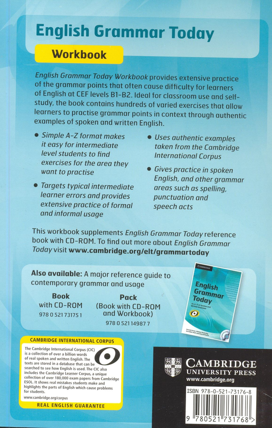 Бумажная книга «English Grammar Today. Workbook», авторов Рональд Картер, Майкл Маккарти, Геральдин Марк, Анна О'Кифф - фото №1