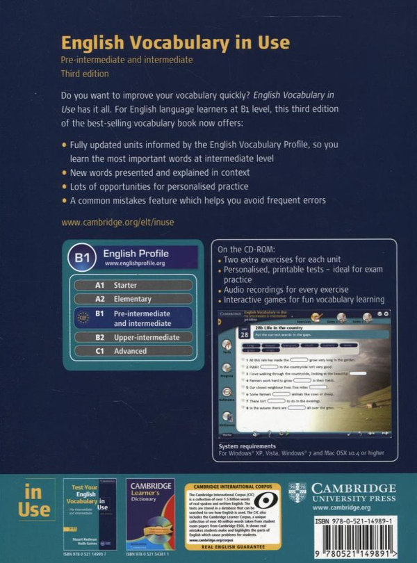 [object Object] «English Vocabulary in Use. Pre-intermediate and Intermediate (+ CD-ROM)», автор Стюарт Редмен - фото №3 - миниатюра