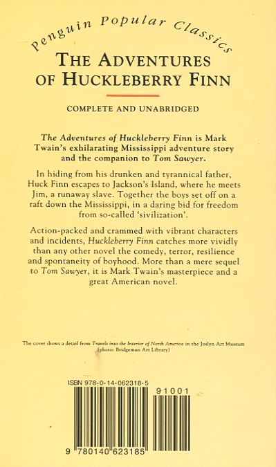 Бумажная книга «The Adventures of Huckleberry Finn», автор Марк Твен - фото №1