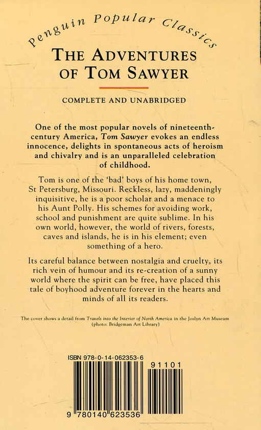 Бумажная книга «The Adventures of Tom Sawyer», автор Марк Твен - фото №1