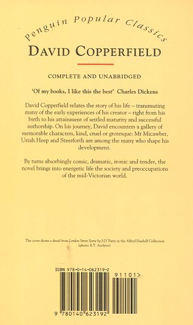 Паперова книга «David Copperfield», автор Чарлз Діккенс - фото №1