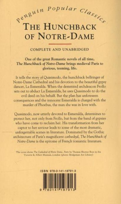 Бумажная книга «The Hunchback of Notre-Dame», автор Виктор Гюго - фото №1
