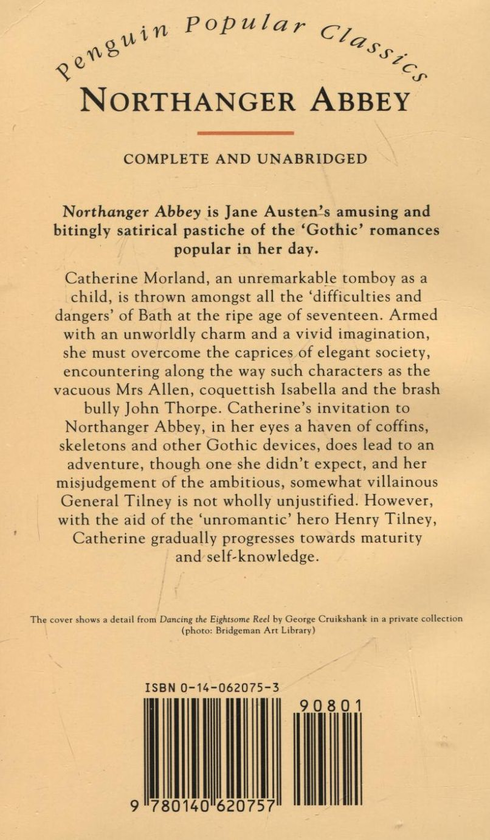 Паперова книга «Northanger Abbey», автор Джейн Остін - фото №1