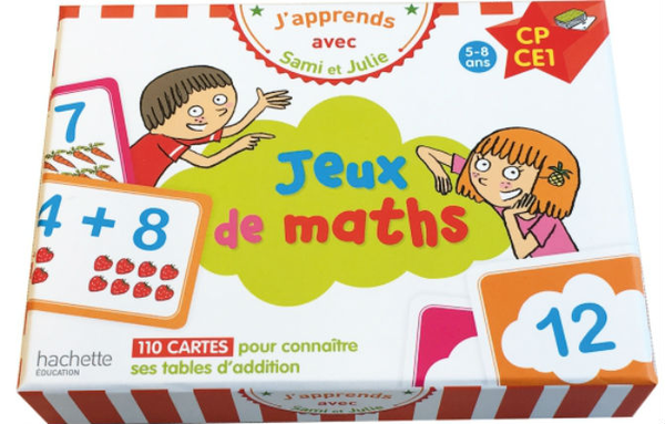 Бумажная книга «J'apprends avec Sami et Julie: Jeux de maths» - фото №1