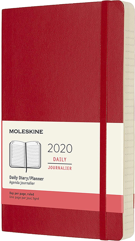  «Ежедневник Moleskine на 2020 год Красный (DSF212DC3Y20)», бренда Moleskine - фото №1