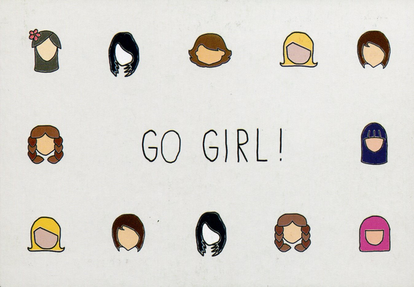 «Открытка Сумна Вівця Go girl (10100009)», бренда Сумна Вівця - фото №1