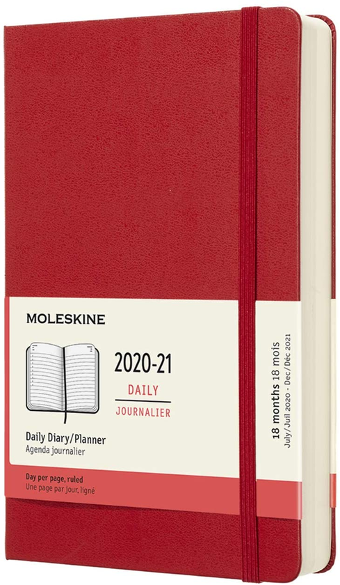 «Ежедневник Moleskine 2020-2021 Красный (DHF218DC3Y21)», бренда Moleskine - фото №1