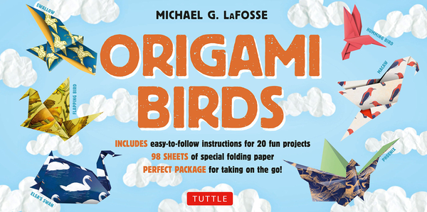 Бумажная книга «Origami Birds Kit», автор Майкл Г. Лафосс - фото №1