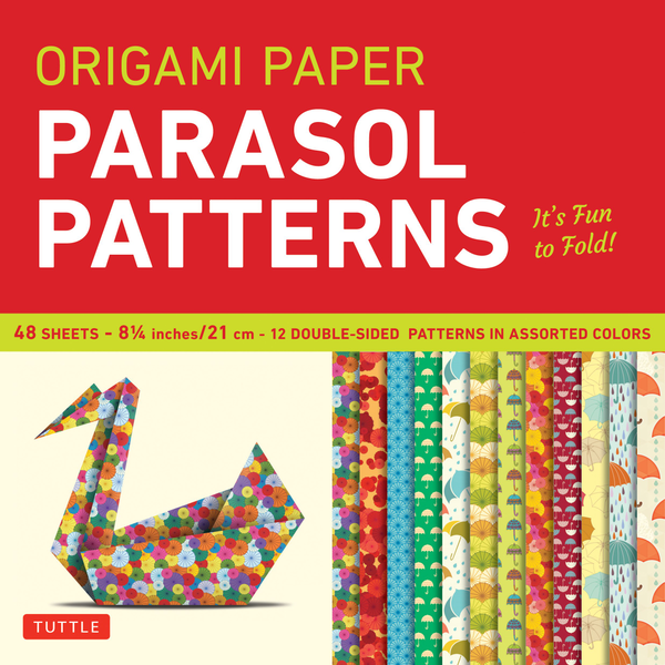 Бумажная книга «Origami Paper. Parasol Patterns. 48 Sheets» - фото №1