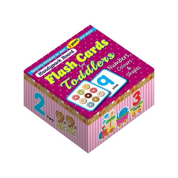 Бумажная книга «Handypack Bord Flashcards for Toodlers 3 years. Numbers,Colours & Shapes» - фото №1