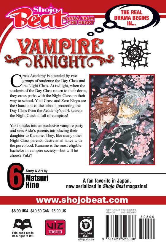 Паперова книга «Vampire Knight. Volume 6», автор Мацурі Хіно - фото №1