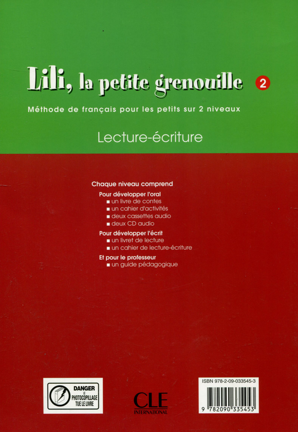 Бумажная книга «Lili la petite grenouille 2 - Cahier d'écriture», авторов Сильви Мейер-Дре, Агнес Виттман-Малфеттес - фото №1