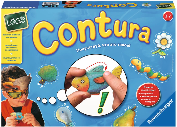  «Настольная игра Ravensburger Контура (244379)», бренда Ravensburger - фото №1