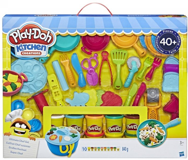  «Набір для творчості з пластиліном Hasbro Меганабір кухаря (5010993439041)», бренда Hasbro - фото №1