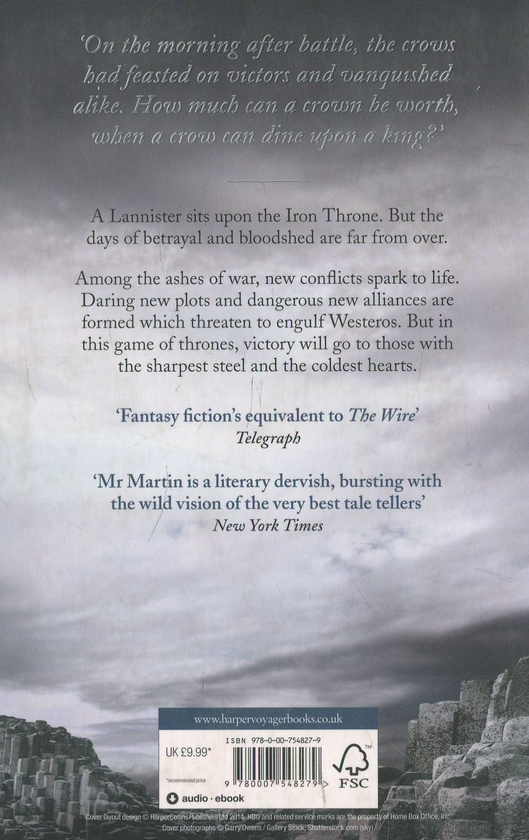 Паперова книга «A Song of Ice and Fire. Book 4: A Feast for Crows», автор Джордж Р. Р. Мартін - фото №1