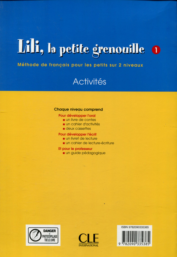 Бумажная книга «Lili, la petite grenouille 1 - Cahier d'activités», автор Сильви Мейер-Дре - фото №1
